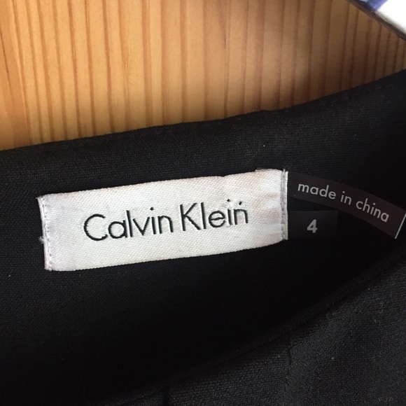 Calvin Klein Belted Cap Sleeve Sheath Dress, 4 - Picture 5 of 8